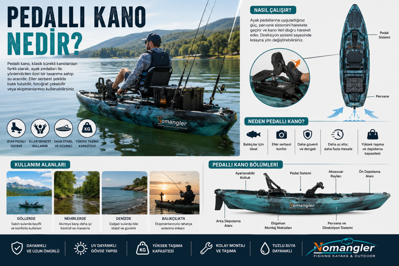 Pedallı Kano Nedir? Neden Son Yılların En Popüler Balıkçılık Aracı Oldu?