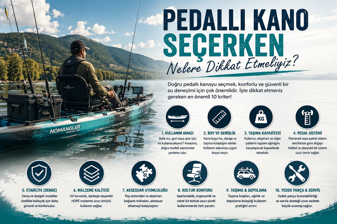 Pedallı Kano Seçerken Nelere Mutlaka Dikkat Etmeliyiz?